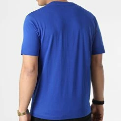 Remise 🔔 Tee 👚 Shirt Cotton Chest Logo 3307 Bleu Roi de Calvin Klein ✔️ -France Calvin Klein Soldes 2024 calvin klein 307594 K10K103307 C85 20220308T135417 04