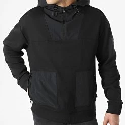 Bon marché ✨ Sweat A Col Zippé Capuche Tech Repreve Comfort 8917 Noir de Calvin Klein 🎉 -France Calvin Klein Soldes 2024 calvin klein 307602 K10K108917 BEH 20220308T152613 03