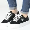 Sortie 🔔 Baskets Femme Vulcanized Flatform 0254 Black de Calvin Klein 🔔
