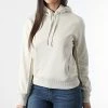 Promo 🎉 Sweat Capuche Femme 7733 Beige de Calvin Klein ⌛
