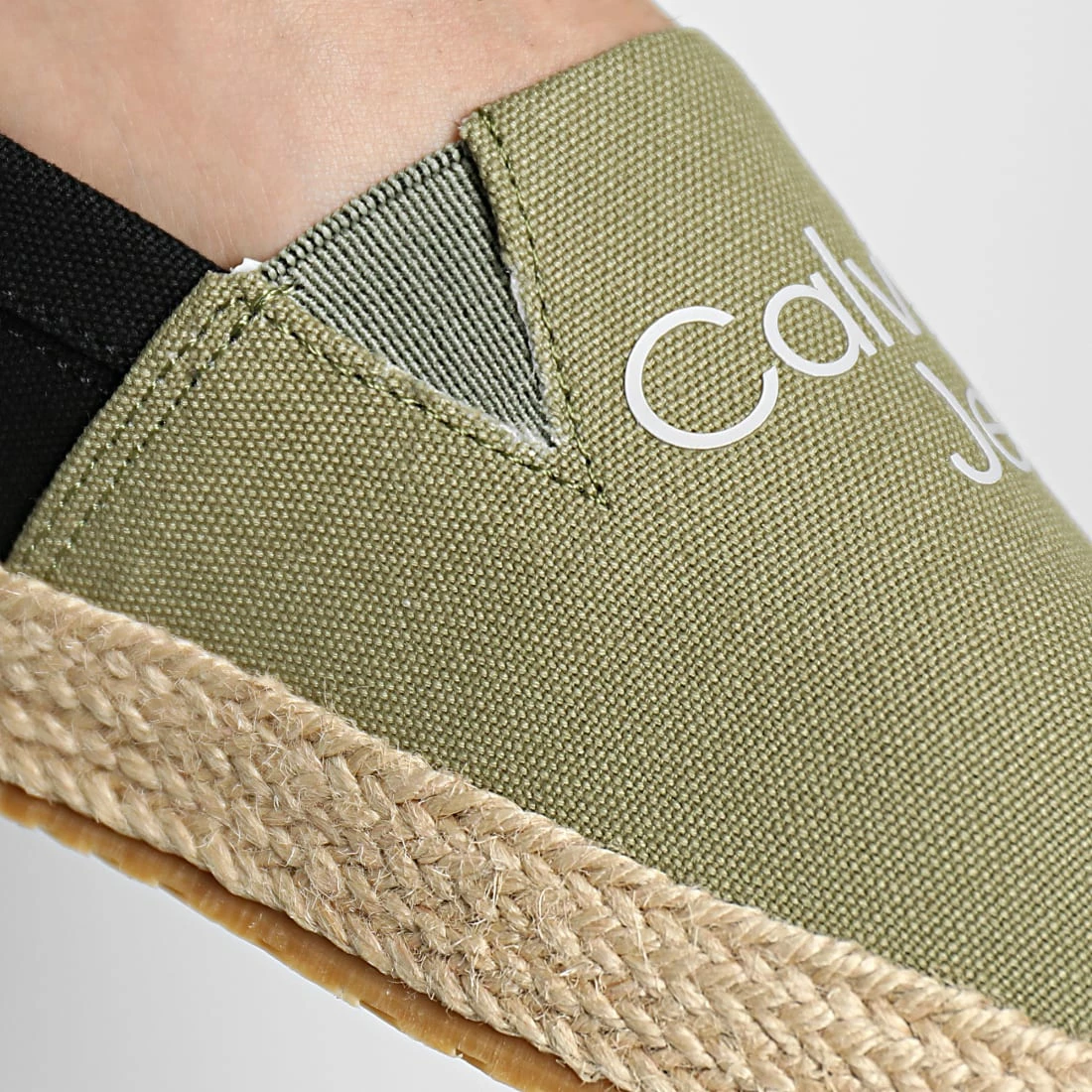 Vente flash 💯 Espadrilles 0355 Burned Olive de Calvin Klein 💯 3 Vente flash 💯 Espadrilles 0355 Burned Olive de Calvin Klein 💯 – Image 3