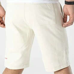 Top 10 🧨 Short Jogging Monogram Logo 0065 Beige de Calvin Klein 🔔 -France Calvin Klein Soldes 2024 calvin klein 308629 J30J320065 ACF 20220311T123332 04