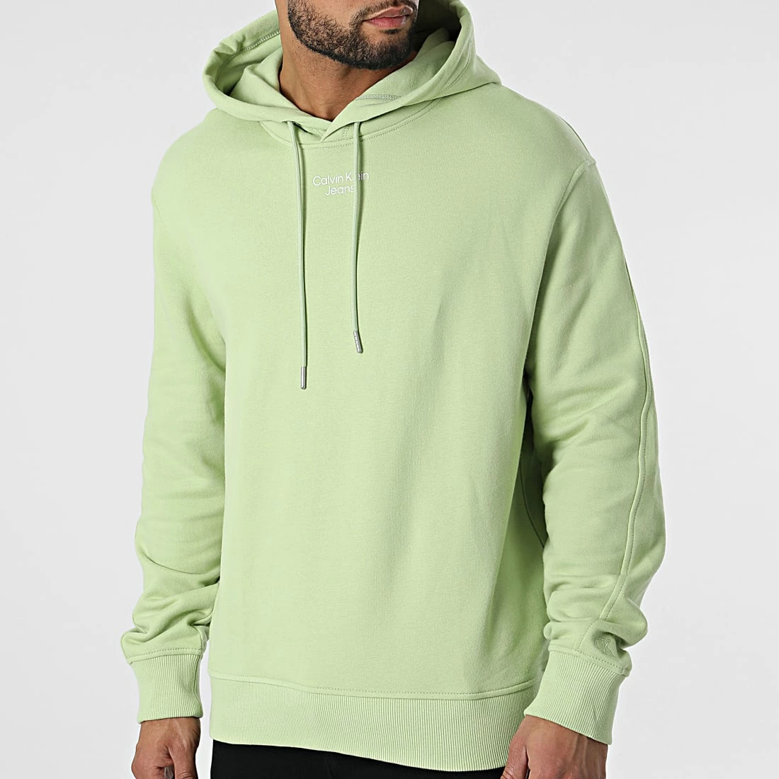 Meilleure affaire 😉 Sweat Capuche Stacked Logo 0604 Vert Clair de Calvin Klein ⌛ 1 Meilleure affaire 😉 Sweat Capuche Stacked Logo 0604 Vert Clair de Calvin Klein ⌛