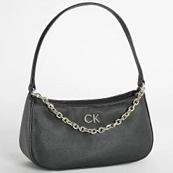 Nouveau 👏 Sac A Main Femme Re-Lock 9400 Noir de Calvin Klein 😀