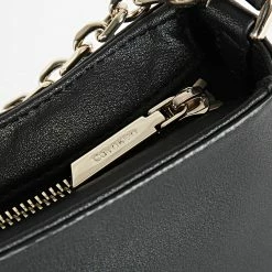 Nouveau 👏 Sac A Main Femme Re-Lock 9400 Noir de Calvin Klein 😀 -France Calvin Klein Soldes 2024 calvin klein 308635 K60K609400 BAX 20220323T135611 03