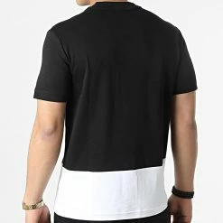 Promo ⌛ Tee 👕 Shirt A Poche Poitrine Minimock Blocking Pocket 8840 Noir Blanc de Calvin Klein ⭐ -France Calvin Klein Soldes 2024 calvin klein 308739 K10K108840 0XQ 20220311T151125 04