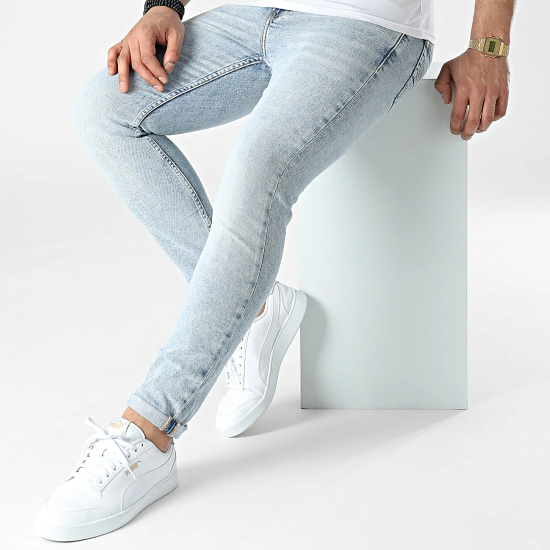 Bon marché ❤️ Jean Slim Taper 0449 Bleu Wash de Calvin Klein 😍 3 Bon marché ❤️ Jean Slim Taper 0449 Bleu Wash de Calvin Klein 😍 – Image 3