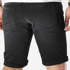 Nouveau 🥰 Short Jean Slim 0525 Noir de Calvin Klein ⭐ -France Calvin Klein Soldes 2024 calvin klein 308868 J30J320525 1BY 20220311T152827 04