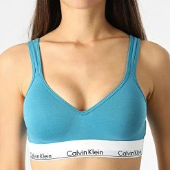 Sortie 😉 Brassière Femme Life QF5490E Bleu de Calvin Klein 💯