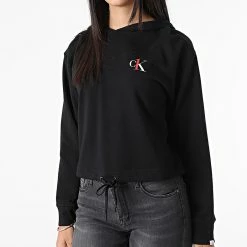 Tout neuf 🔔 Sweat Capuche Femme QS6427E Noir de Calvin Klein 😉 6 Tout neuf 🔔 Sweat Capuche Femme QS6427E Noir de Calvin Klein 😉 -France Calvin Klein Soldes 2024 calvin klein 310998 QS6427E 1W9 20220415T152618 03