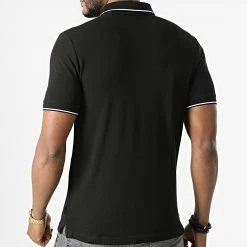 Meilleure affaire ⭐ Polo Manches Courtes Stretch Pique 8728 Noir de Calvin Klein 👏 -France Calvin Klein Soldes 2024 calvin klein 311009 K10K108728 BEH 20220407T154820 04