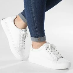 Acheter 🛒 Baskets Femme Vulcan Lace Up 0797 White Mono Mix de Calvin Klein 🎉 -France Calvin Klein Soldes 2024 calvin klein 312287 HW0HW00797 0LE 20220405T154846 03