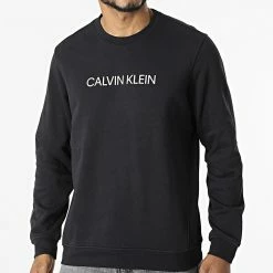 Sortie 😍 Sweat Crewneck GMF1W305 Noir de Calvin Klein 🥰