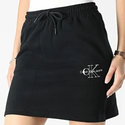 Vente flash 😉 Jupe Jogging Femme 8726 Noir de Calvin Klein 👏