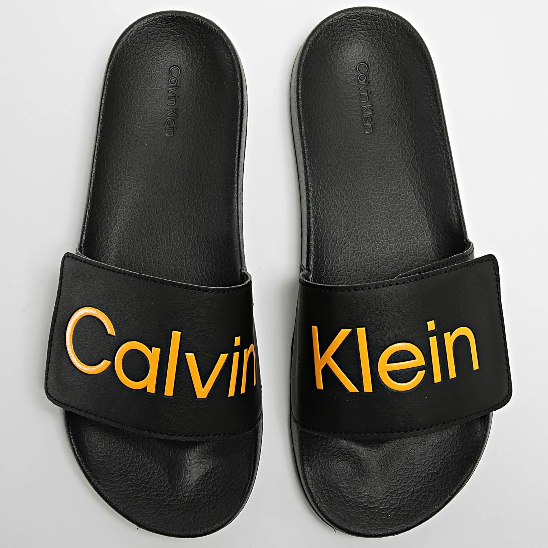 Nouveau 👍 Claquettes Pool Slide Adjustable 0454 Black Orange Flash de Calvin Klein 👍 4 Nouveau 👍 Claquettes Pool Slide Adjustable 0454 Black Orange Flash de Calvin Klein 👍 – Image 4
