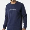 Meilleure vente ❤️ Sweat Crewneck GMS2W305 Bleu Marine Réfléchissant de Calvin Klein 🎁