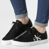Meilleur prix 💯 Baskets Femme Vulcanized 👟 Sneaker Lace Up 0402 Black de Calvin Klein ✨