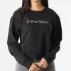 Offres 🤩 Sweat Crewneck Femme 2W312 Noir de Calvin Klein 😀