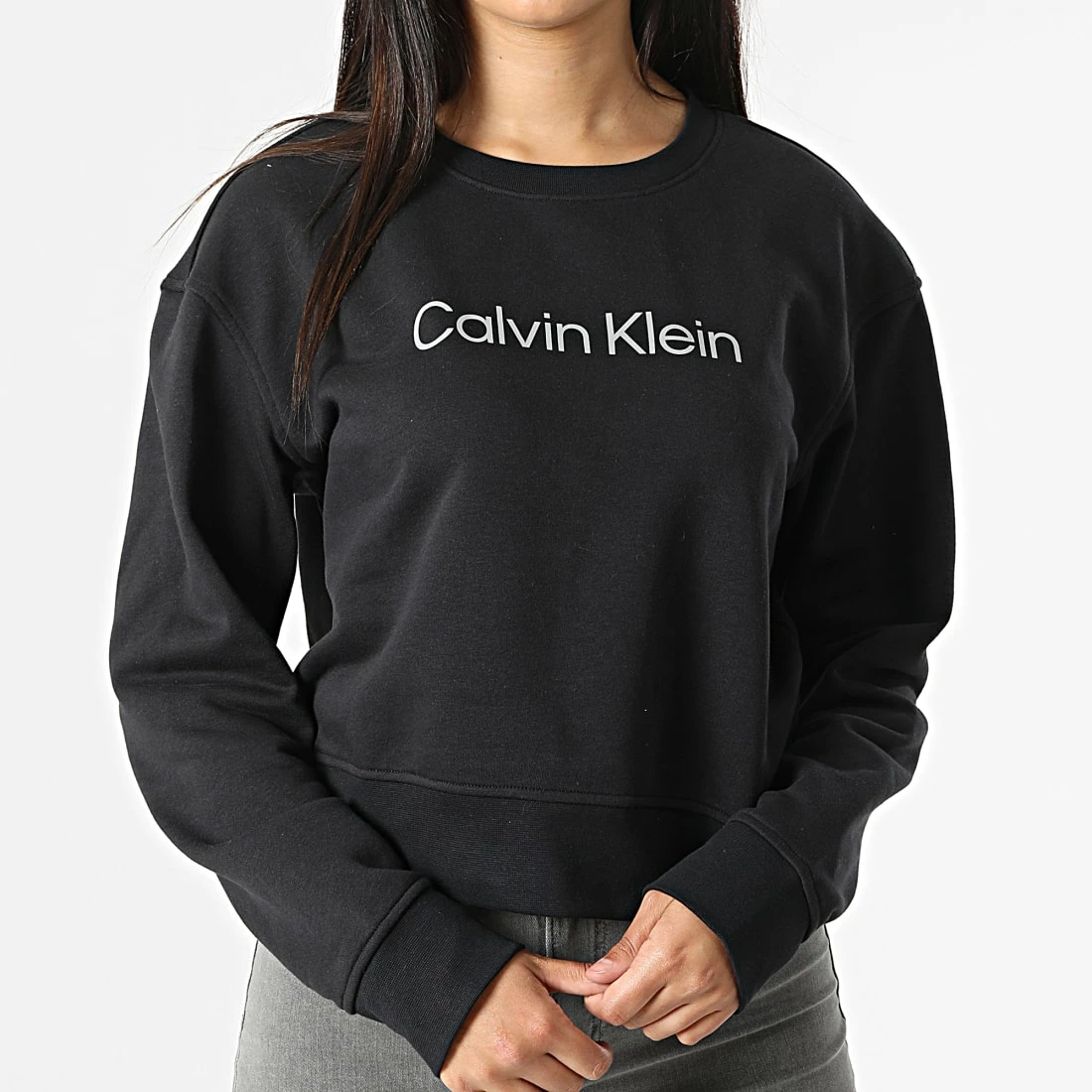 Offres 🤩 Sweat Crewneck Femme 2W312 Noir de Calvin Klein 😀 1 Offres 🤩 Sweat Crewneck Femme 2W312 Noir de Calvin Klein 😀