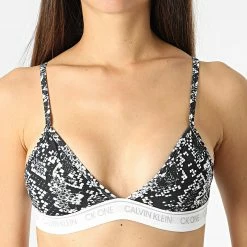 Le moins cher 👍 Soutien-Gorge QF5953E Noir de Calvin Klein 👍
