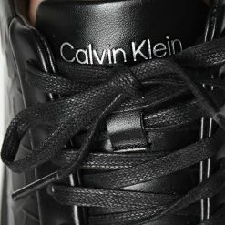 Bon marché 🔥 Baskets Low Top Lace Up 0641 Triple Black de Calvin Klein ✔️ -France Calvin Klein Soldes 2024 calvin klein 314283 HM0HM00641 00U 20220413T155840 03