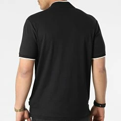 De gros ✨ Polo Manches Courtes Smooth Cotton 8997 Noir de Calvin Klein 🔥 -France Calvin Klein Soldes 2024 calvin klein 314674 K10K108997 BEH 20220415T151340 04