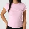 Offres 😉 Tee 👚 Shirt Femme 8707 Rose de Calvin Klein 🛒