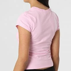 Offres 😉 Tee 👚 Shirt Femme 8707 Rose de Calvin Klein 🛒 -France Calvin Klein Soldes 2024 calvin klein 315527 J20J218707 TOE 20220429T161503 04