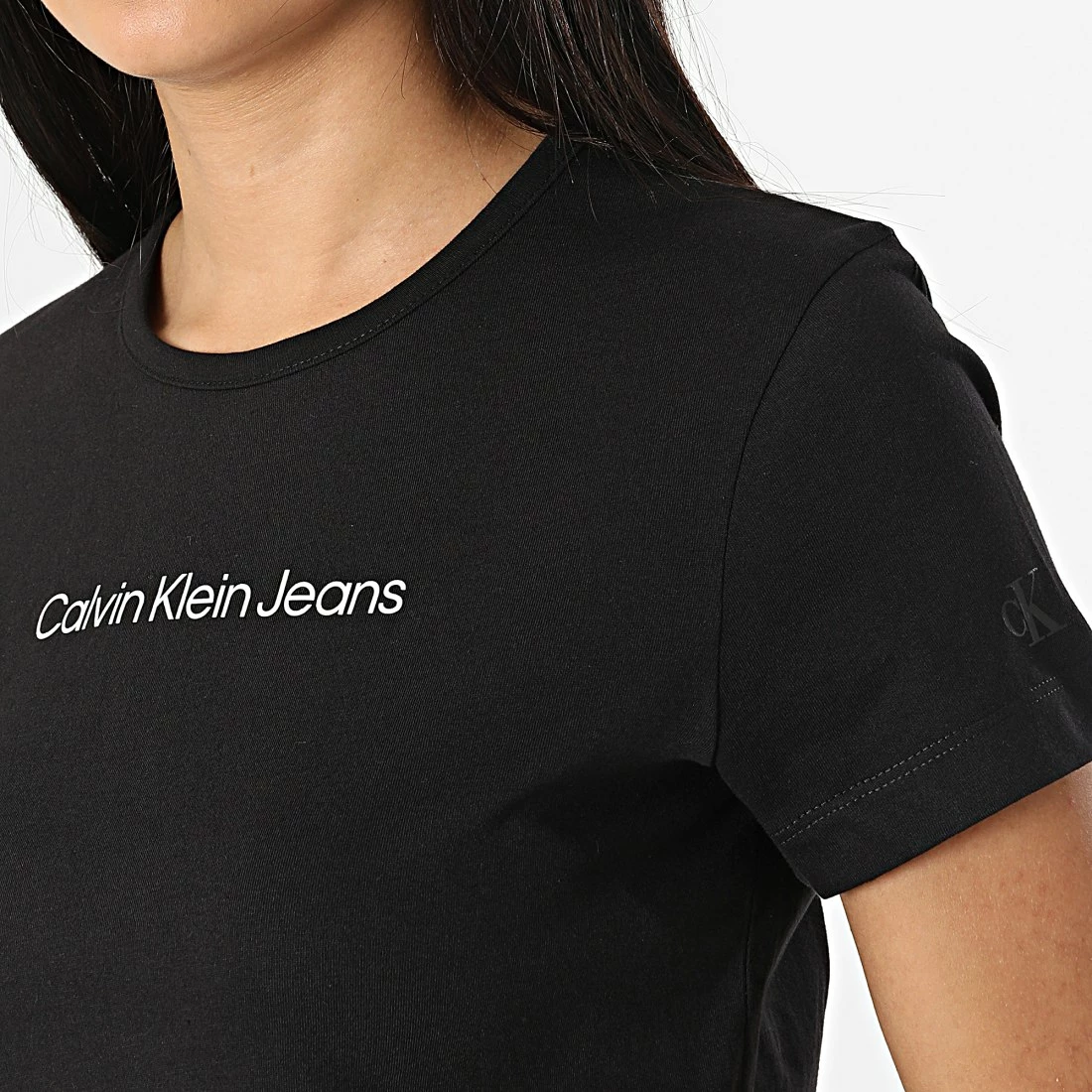 Coupon 👏 Tee 👕 Shirt Femme 9003 Noir de Calvin Klein ✔️ 2 Coupon 👏 Tee 👕 Shirt Femme 9003 Noir de Calvin Klein ✔️ – Image 2