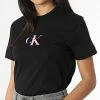 Meilleure vente 🤩 Tee 👕 Shirt Femme 9682 Noir de Calvin Klein 🧨