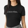 Budget 💯 Tee 👚 Shirt Femme Crop 2K140 Noir de Calvin Klein 🛒