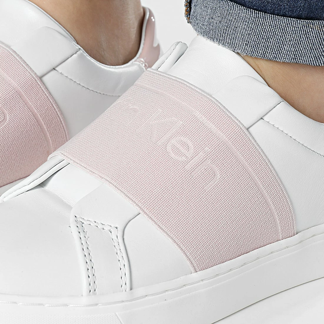 Vente flash ✔️ Baskets Femme Cupsole Slip On 0655 White Spring Rose de Calvin Klein ✨ 2 Vente flash ✔️ Baskets Femme Cupsole Slip On 0655 White Spring Rose de Calvin Klein ✨ – Image 2