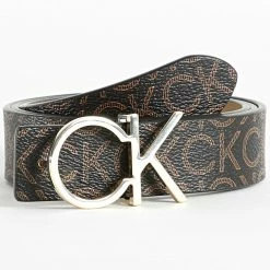 De gros ⭐ Ceinture Femme Réversible Re-Lock 9564 Marron de Calvin Klein 👏 -France Calvin Klein Soldes 2024 calvin klein 316087 K60K609564 0HG 20220603T124734 04