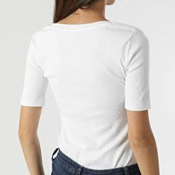 Bon marché ✨ Tee 👚 Shirt Femme 9929 Blanc de Calvin Klein 🥰 -France Calvin Klein Soldes 2024 calvin klein 316195 J20J219929 YAF 20220512T160045 04