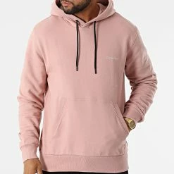 Budget 🤩 Sweat Capuche Small Chest Logo 7165 Rose de Calvin Klein 👍 -France Calvin Klein Soldes 2024 calvin klein 316500 K10K107165 TQX 20220505T160517 03