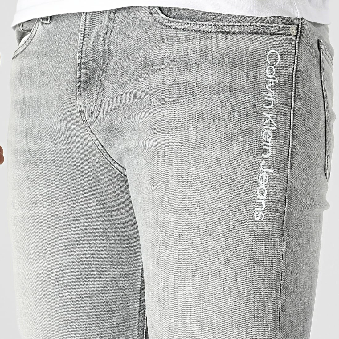 Meilleure vente ⌛ Jean Skinny 9863 Gris de Calvin Klein 🤩 2 Meilleure vente ⌛ Jean Skinny 9863 Gris de Calvin Klein 🤩 – Image 2