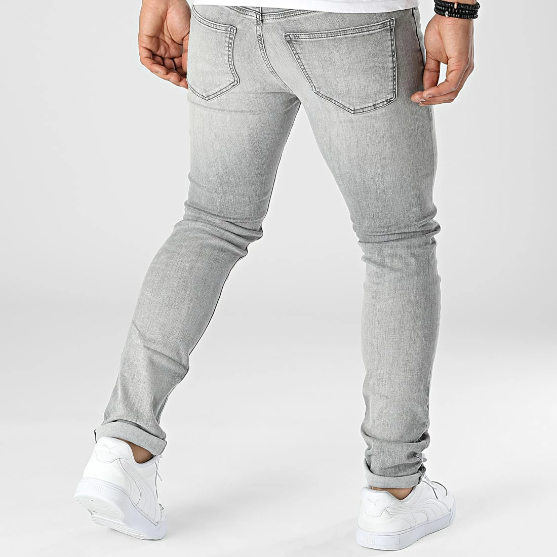 Meilleure vente ⌛ Jean Skinny 9863 Gris de Calvin Klein 🤩 4 Meilleure vente ⌛ Jean Skinny 9863 Gris de Calvin Klein 🤩 – Image 4