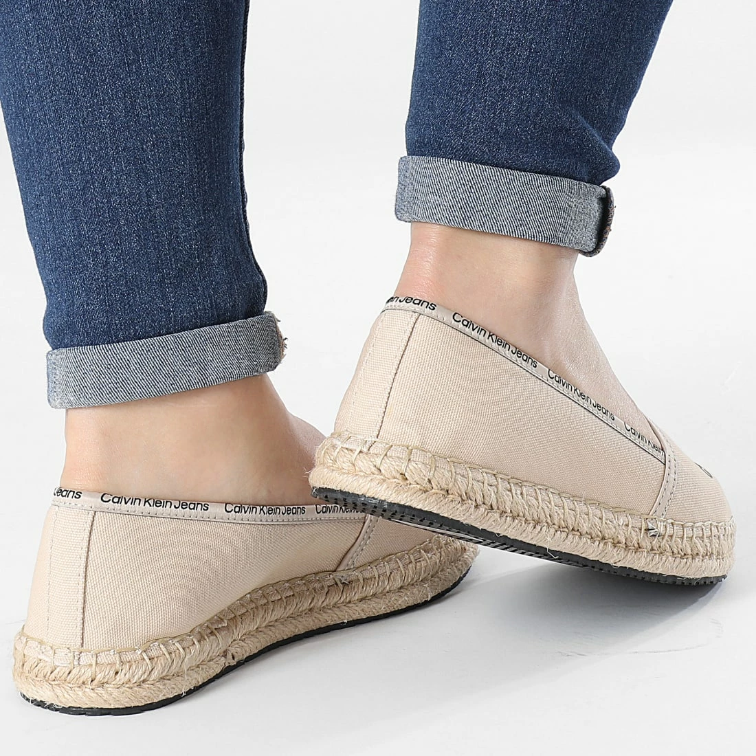 Acheter 🛒 Espadrilles Femme Monogram 0660 Tuscan Beige de Calvin Klein ✨ 4 Acheter 🛒 Espadrilles Femme Monogram 0660 Tuscan Beige de Calvin Klein ✨ – Image 4
