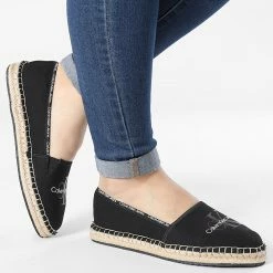 Nouveau 🎉 Espadrilles Femme Monogram 0660 Black de Calvin Klein 😀 6 Nouveau 🎉 Espadrilles Femme Monogram 0660 Black de Calvin Klein 😀 -France Calvin Klein Soldes 2024 calvin klein 317979 YW0YW00660 BDS 20220510T154841 03