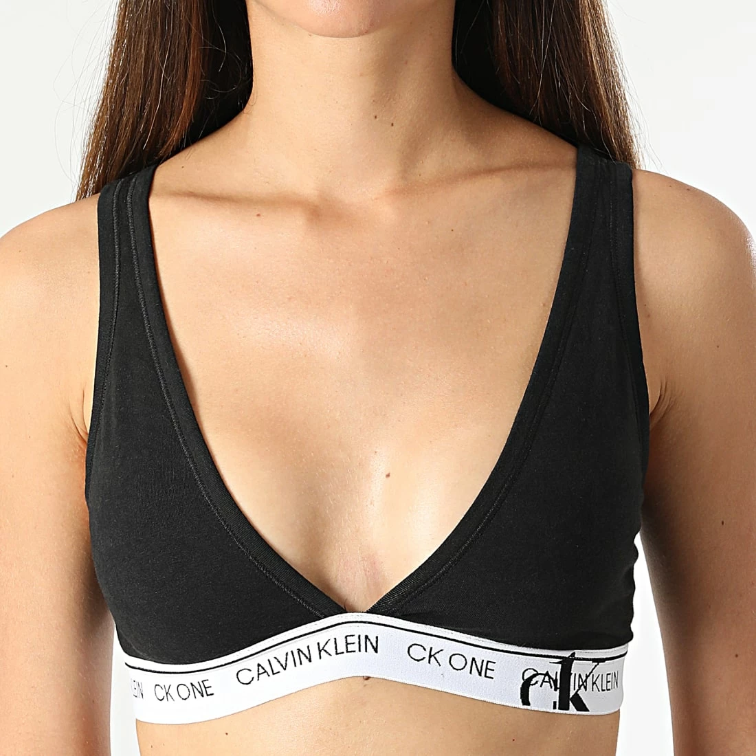 Meilleure vente 👍 Brassière Femme Triangle Unlined QF6763E Noir de Calvin Klein 💯 1 Meilleure vente 👍 Brassière Femme Triangle Unlined QF6763E Noir de Calvin Klein 💯