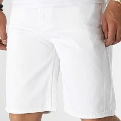 Bon marché 🧨 Short Jean 90s Straight 0524 Blanc de Calvin Klein ✔️