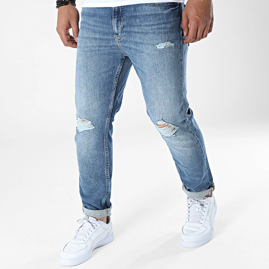 Grosses soldes ✔️ Jean Regular Dad 1116 Bleu Denim de Calvin Klein ✨ 1 Grosses soldes ✔️ Jean Regular Dad 1116 Bleu Denim de Calvin Klein ✨