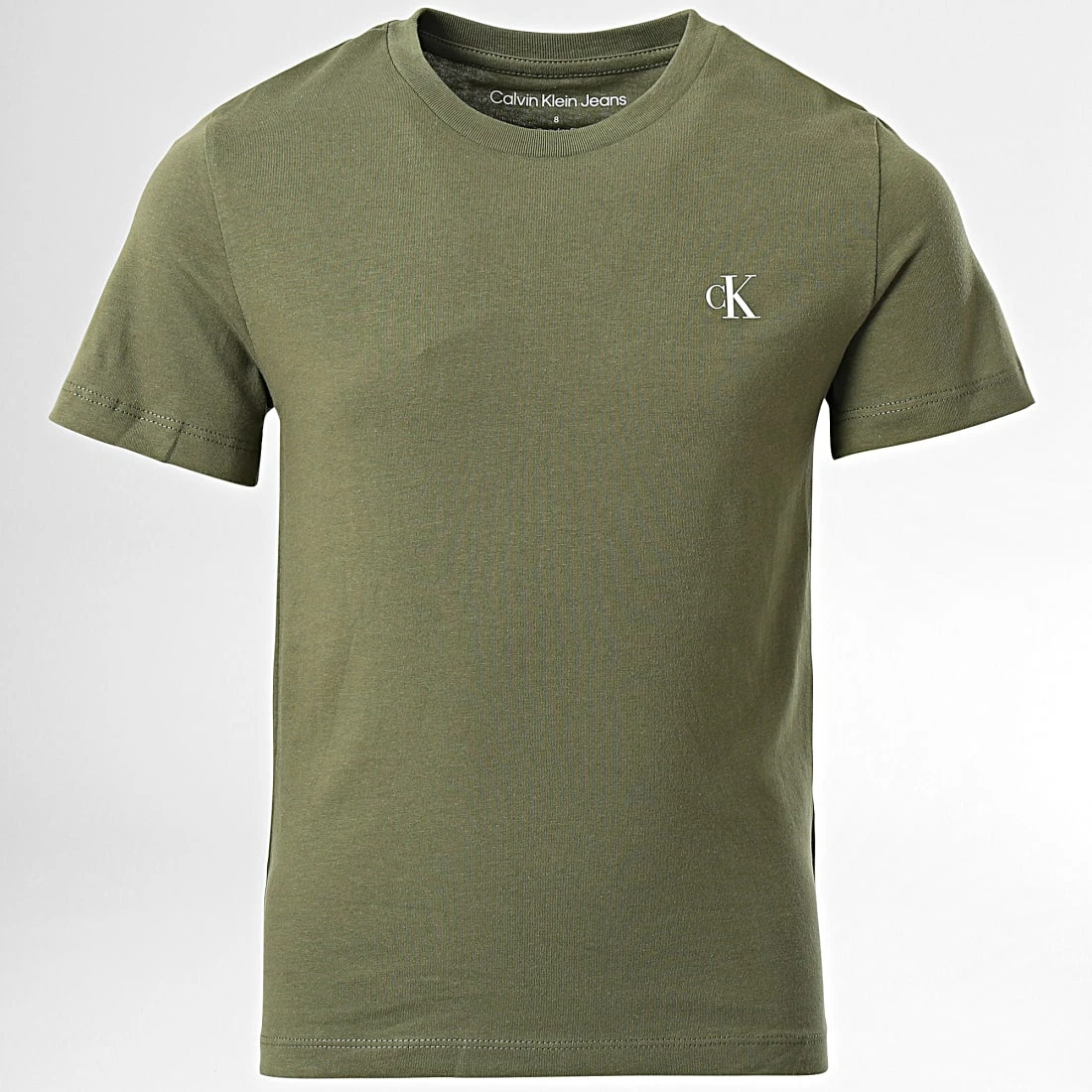 Acheter 🥰 Lot De 2 Tee 👚 Shirts Enfant 1093 Vert Kaki de Calvin Klein 🎉 3 Acheter 🥰 Lot De 2 Tee 👚 Shirts Enfant 1093 Vert Kaki de Calvin Klein 🎉 – Image 3