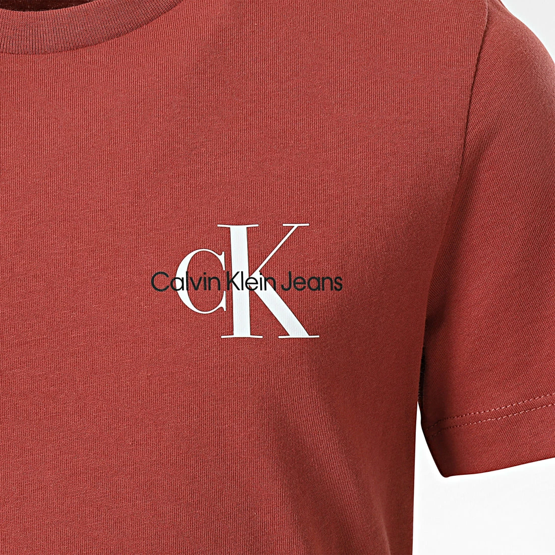 Remise ⭐ Tee 👕 Shirt Enfant Chest Monogram 1231 Rouge de Calvin Klein 🤩 2 Remise ⭐ Tee 👕 Shirt Enfant Chest Monogram 1231 Rouge de Calvin Klein 🤩 – Image 2