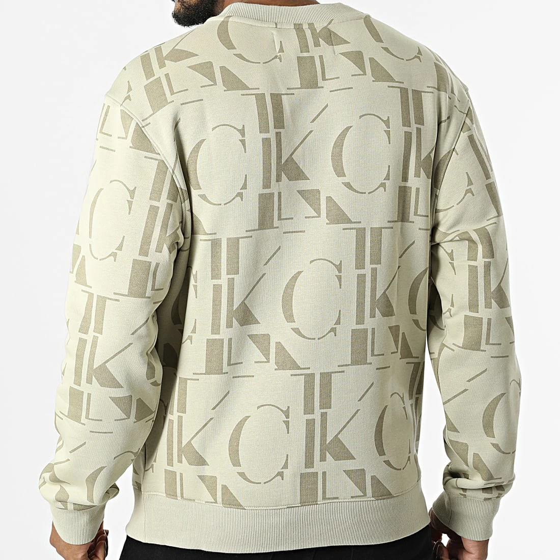 Acheter ✨ Sweat Crewneck J30J320847 Beige de Calvin Klein 🥰 4 Acheter ✨ Sweat Crewneck J30J320847 Beige de Calvin Klein 🥰 – Image 4