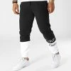 Offres 🥰 Pantalon Jogging J30J320890 Noir Blanc de Calvin Klein 😀