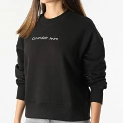 Grosses soldes 🛒 Sweat Crewneck Femme 8985 Noir de Calvin Klein 💯 6 Grosses soldes 🛒 Sweat Crewneck Femme 8985 Noir de Calvin Klein 💯 -France Calvin Klein Soldes 2024 calvin klein 319389 J20J218985 BEH 20220513T161253 03