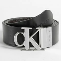 Le moins cher 🎁 Ceinture Réversible Round Mono Plaque 9536 Noir Marron de Calvin Klein 😍 -France Calvin Klein Soldes 2024 calvin klein 319406 K50K509536 01P 20220518T154650 03