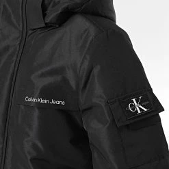 Vente flash 🎁 Parka Enfant Back To School 1274 Noir de Calvin Klein 👍 -France Calvin Klein Soldes 2024 calvin klein 319744 IB0IB01274 BEH 20220519T154744 02