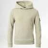 Meilleure affaire 🛒 Sweat Capuche Enfant Badge Rib 1114 Vert Kaki de Calvin Klein 🥰